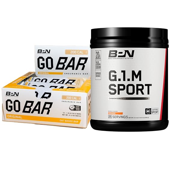 Bare Performance Nutrition BPN Go Bar & G.1.M Sport Orange Bundle