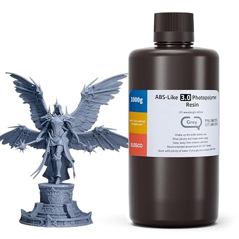 ELEGOO ABS-Like 3D Printer Resin 3.0 Grey 1000g