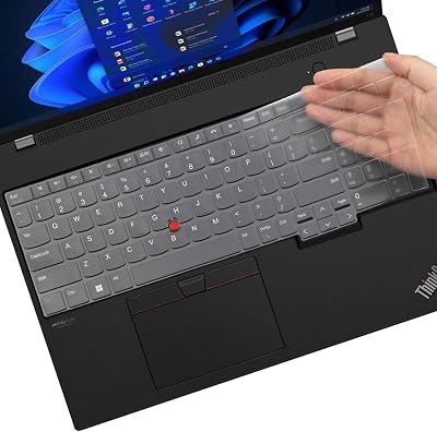Keyboard Cover for 2025-2023 Lenovo ThinkPad E16 L16 T16 P16 P16v P16s 16 inch, ThinkPad E16 L16 T16 P16 P16v P16s Gen 4321, Thinkpad L15 Gen 43 15.6 Not Fit Thinkpad Z16, L15 Gen 21-TPU