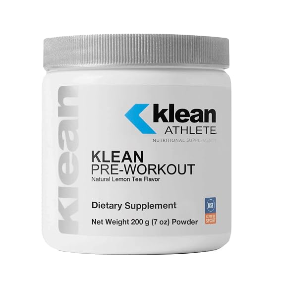 Klean Athlete Pre-Workout, Natural Lemon Tea Flavor, 7 Ounces | Unique Formula with Beet Root Extract, Vitamin C, and Organic Caffeine to Support Athletic Endurance*