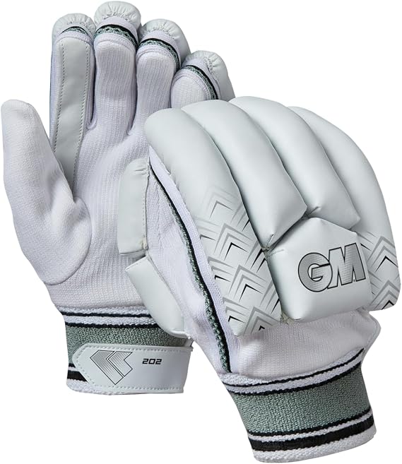 Gunn & Moore GM | Cricket Batting Gloves | 202 | Lightweight Design | Cotton Palm | 1 Pair