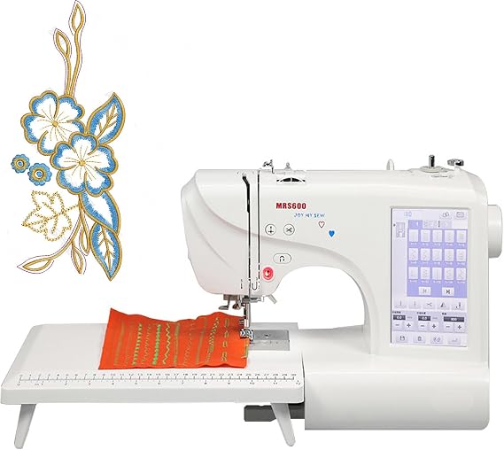 Electric Digital Embroidery Machine,Home Computerized Sewing Machine, 158 Built-in Designs,210 Letters,30 Borders, Multi-Colored for Clothing, Home Decoration, Quilts, Crafts