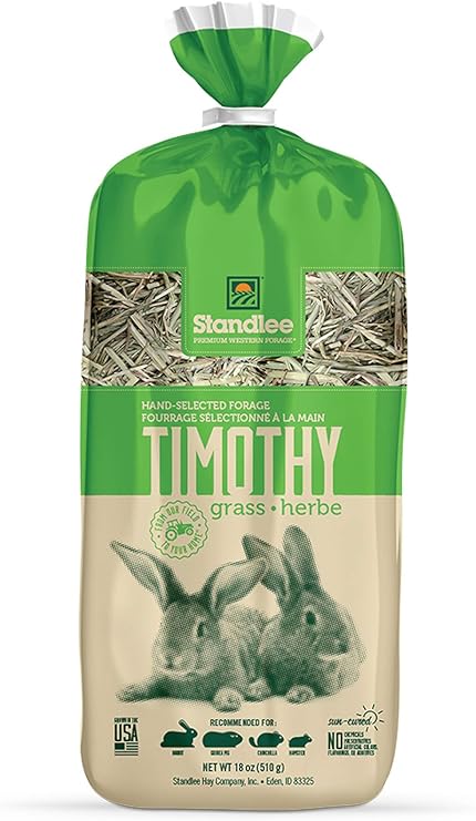 Standlee Timothy Grass for Small Animals, Guinea Pig Hay, 18 oz