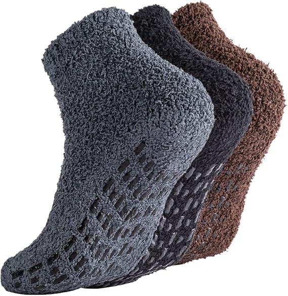 Breslatte Non Slip Hospital Socks with Grips for Women Grip Slipper Socks for Women Gifts