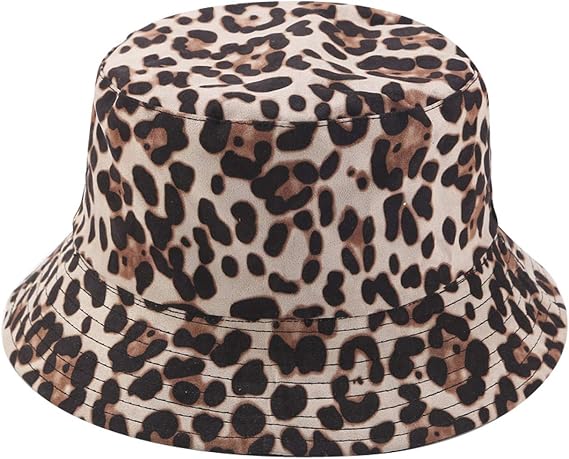 Joylife Animal Print Bucket Hat Novelty Pattern Sun Hats Reversible Packable Fishing Cap for Women, Men