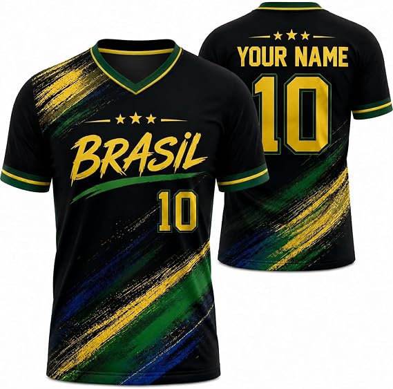 Personalised Name Number Football Shirt 2026 Men Women Youth