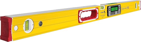 STABILA TECH 196 DL Digital Spirit Level 100 cm Waterproof and Dustproof According to IP 67 2 Digital Displays Calibration-Free Display Modes °,% mm/m in/ft, Bag