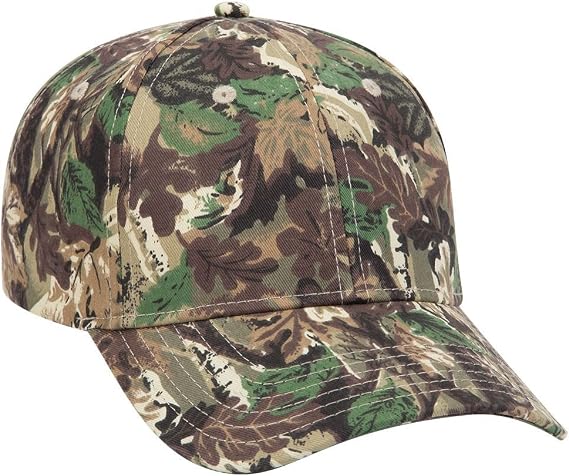 OTTO Camouflage Cotton Blend Twill 6 Panel Low Profile Baseball Cap