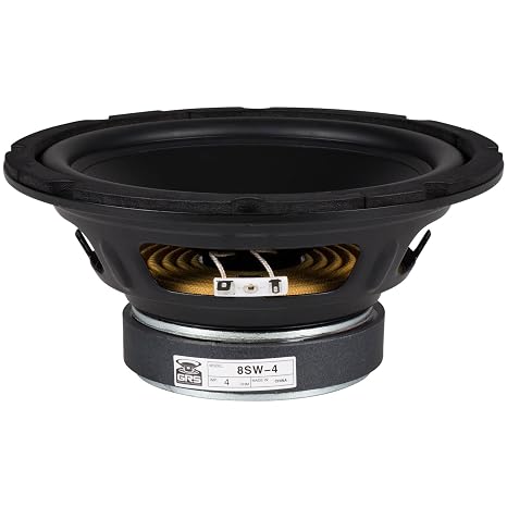 GRS 8SW-4 8" Poly Cone Subwoofer 4 Ohm