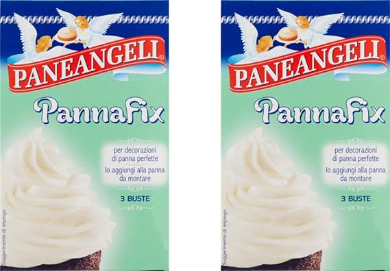 Paneangeli:"Pannafix" Paneangeli Pannafix 30g - 1.06oz - 3 sachets of 10g each in box (pack of 2) [ Italian Import ]