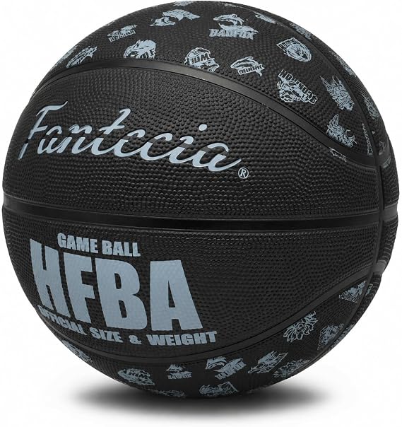 Size 7 Rubber Basketball Official Standard Game Ball Indoor Outdoor Training Basketball with Pump Needle Net