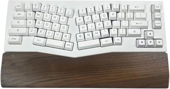 Ergonomic Wooden Wrist Rest Solid Wood Walnut for AKKO Alice Pro