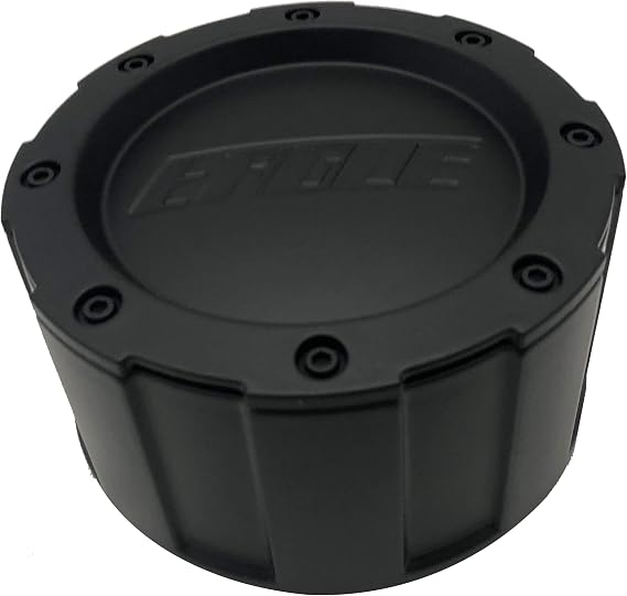 Eagle Matte Black Wheel Center Cap Set of Four # 3226