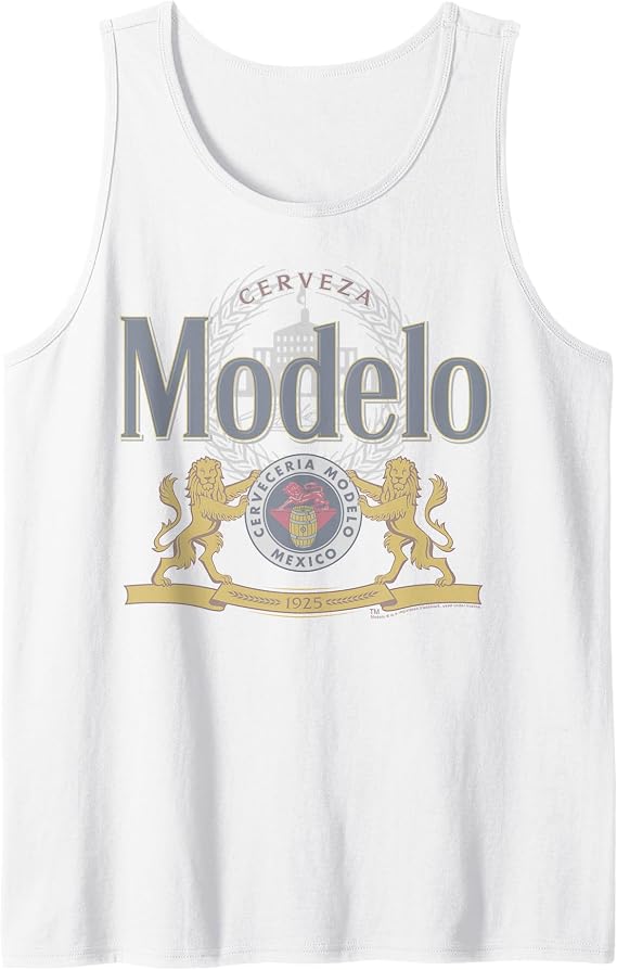 Officially Licensed Modelo Classic Casual Tank Top