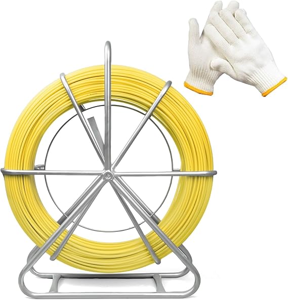 6mm x 500ft Duct Rodder, Fiberglass Fish Tape
