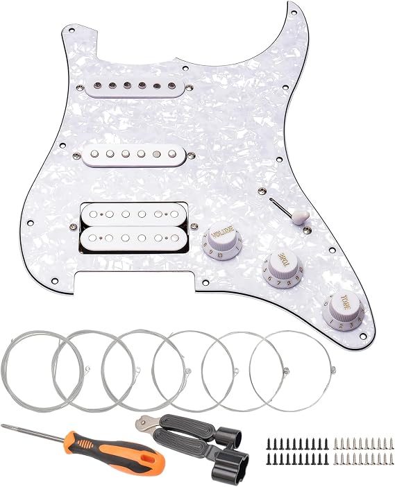 SSH Loaded Prewired Pickguard Set, 11 Hole