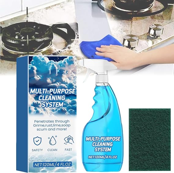 Foam Spray, Splashfoam Spray, Splash Kitchen All Purpose Cleaner, Splash Bottle Oven Cleaner, Multi-Purpose Foam Cleaner for Kitchen Heavy Oil (1PC)