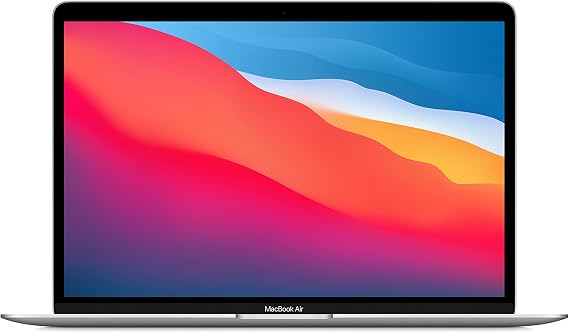 2020 Apple MacBook Air Laptop: Apple M1 Chip, 13 Retina Display, 8GB RAM, 256GB SSD Storage, Backlit Keyboard, FaceTime HD Camera, Touch ID. Works with iPhone/iPad; Silver