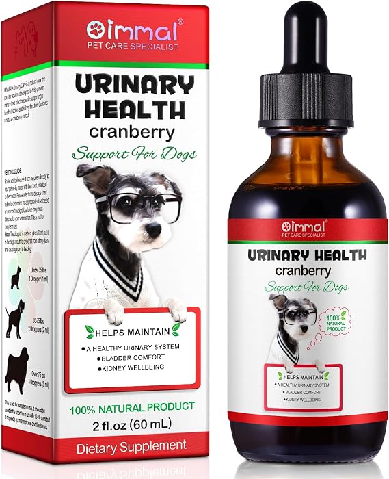 Dog Urinary Care Drops | Natural Supplement to Support Bladder & Kidney Function in Dogs