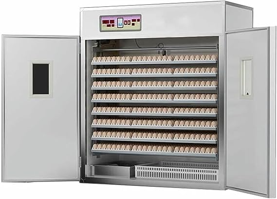 Egg Incubator, Automatic Turning Large Poultry Hatcher,Temperature Control & Automatic Egg Turner,for Chicken, Ducks, Birds,