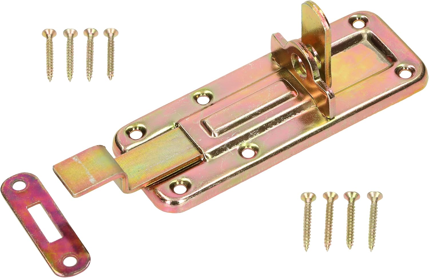 5907465966726 Lock Latch, 120 mm, Yellow