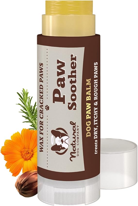 Natural Dog Company Paw Soother Dog Paw Balm - 0.15 oz Stick