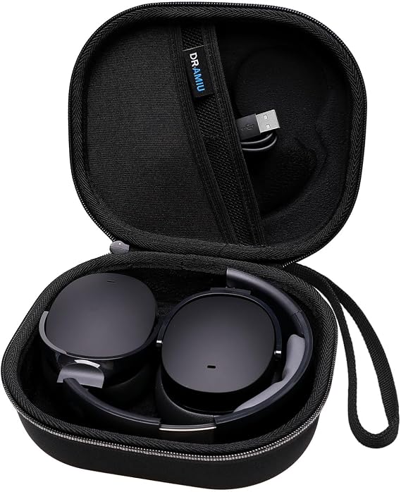 Skullcandy Crusher Evo/Crusher ANC 2 ile Uyumlu Taşıma Çantası Kulak İçi Gürültü Önleyici Kablosuz Kulaklık Siyah