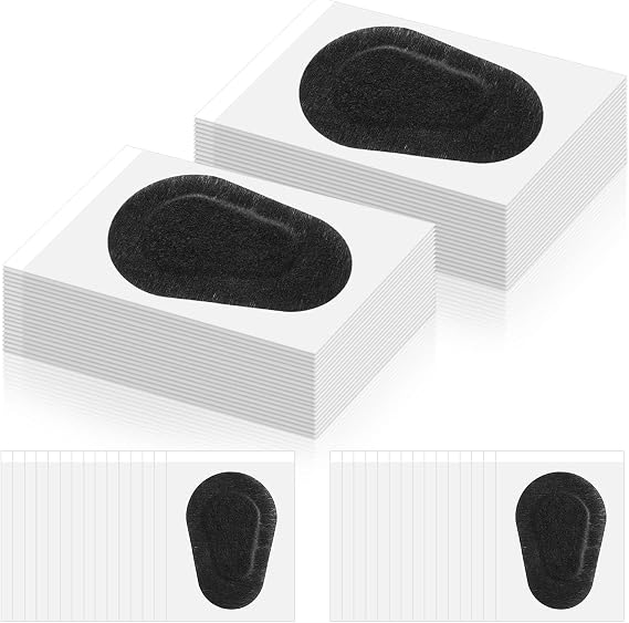 Panitay 40 Pcs Adhesive Eye Patche for Adult, 3 x 2 Inch, Black