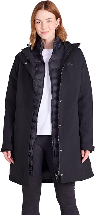 Mountain Warehouse Alaskan Womens 3 in 1 Long Jacket