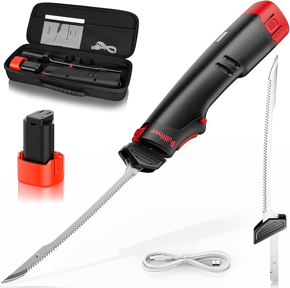 Cordless Electric Fillet Knife,27500 RPM Motor