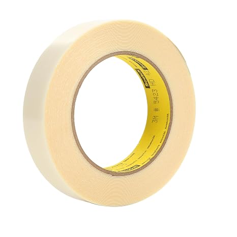 3M UHMW Film Tape 5421, Transparent, 1 in x 18 yd, 6.7 mil, 1 Roll