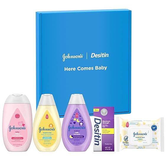 Johnson's Baby Here  Baby Gift Set, 5 Items
