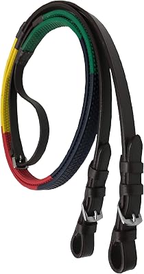 Rainbow Rubber Grip Reins