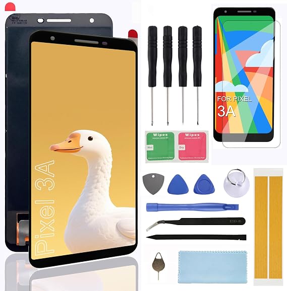 Replacement TFT LCD Screen, for Google Pixel 3A G020A G020E G020B 5.6'' Assembly Display Touch Screen Digitizer with Repair Tools Kit