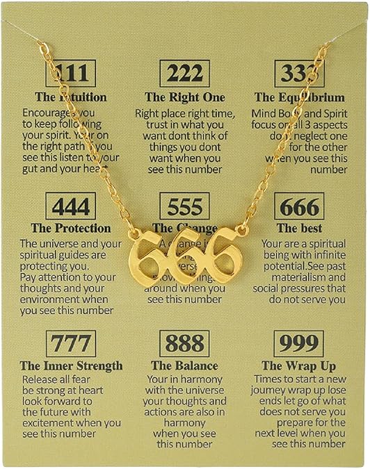 COLORFUL BLING Angel Number Necklace 111 222 333 444 555 666 777 888 999 Necklace Lucky Number Pendant Choker Numerology Jewelry Friendship Birthday Gift Valentine's Day