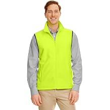 Harriton Adult 8 oz Fleece Vest - Safety Yellow - L - (Style # M985 - Original Label)