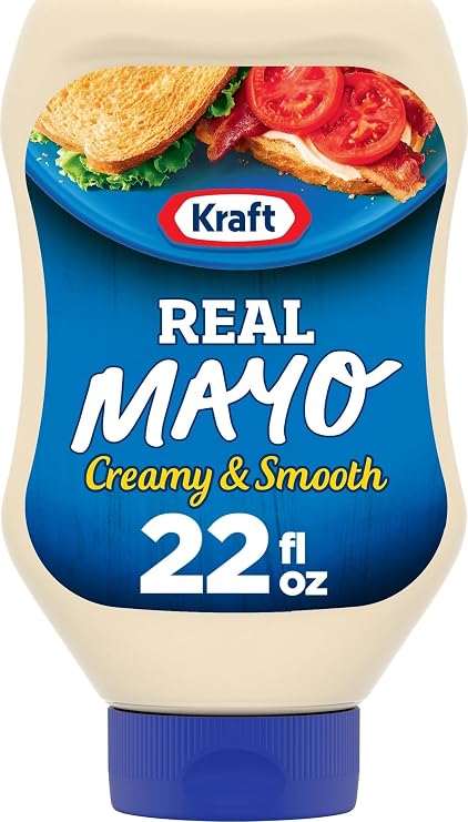 Kraft Mayonnaise, Creamy & Smooth, 22 fl oz Bottle