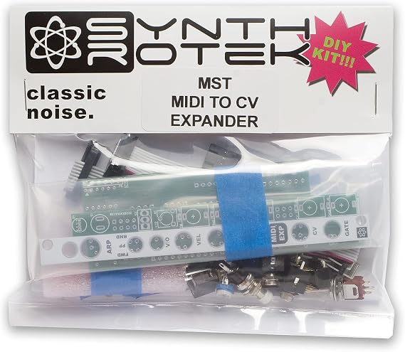 MST MIDI to CV Expander Kit with Built-In Arpeggiator and USB Connectivity, Includes I2C Cable
