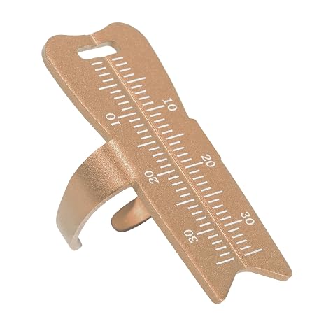 Endo Measuring Ring, Aluminium Endodontic File Ruler Dental Root Canal Measurement Instrument