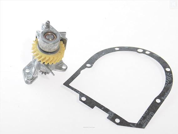 Replacement Worm Gear in Bracket and Gasket for KitchenAid Tilt-Head Mixer (Artisan, KSM90, Classic, K45, K45SS etc) and 5qt Bowl Lift Mixer (K5, KPM5, KPM50, 5KPM50 etc)