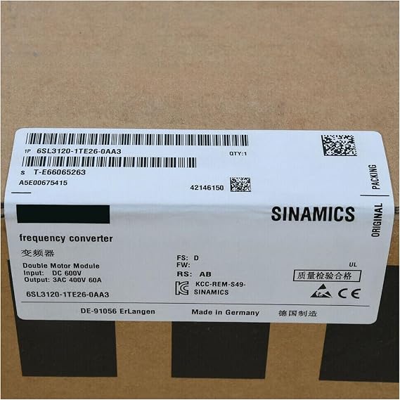 1 Pcs 6SL3120-1TE26-0AA3 New in Box 6SL31201TE260AA3 Expediated