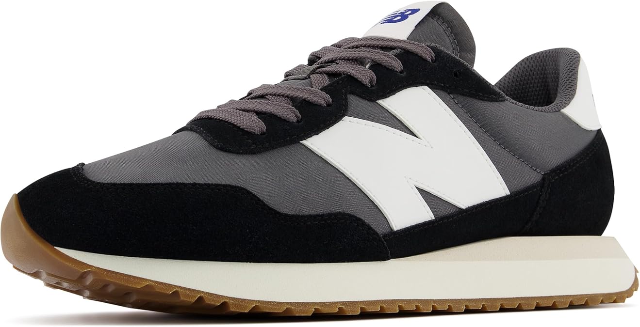 New Balance Mens 237v1 Sneaker, Black, 10 UK