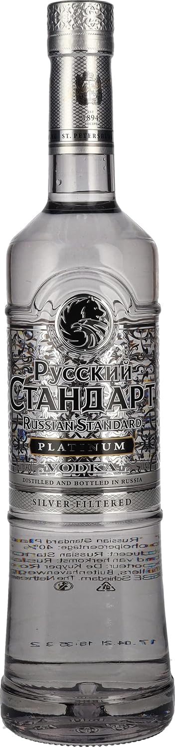 Russian Standard Platinum Vodka, 70 cl