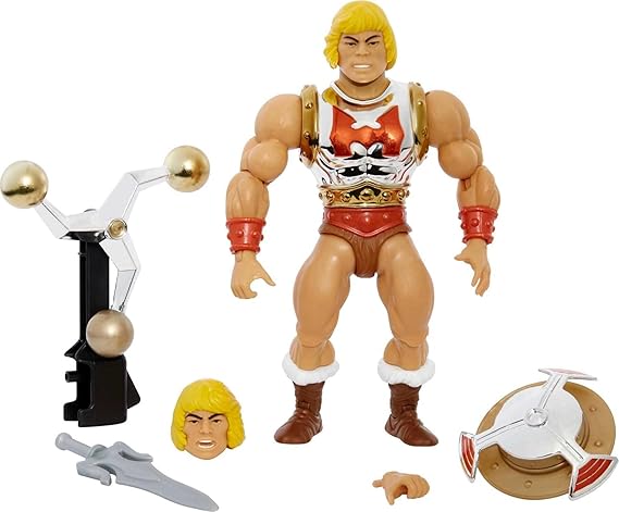 Masters of the Universe Origins Deluxe Action Figures, 5.5-in Battle Figures for Storytelling Play and Display, Gift for 6 to 10-Year-Olds and Adult Collectors