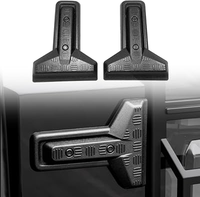 for Jetour Traveller T2 2023-2025 Matte Black Tailgate Hinge Cover Trim 2pcs Car Accessories