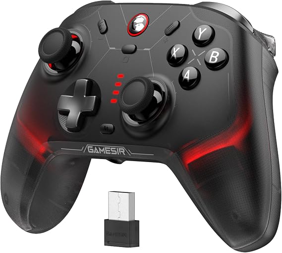 GameSir Cyclone2 TMR Controller 1000Hz Polling Rate Gamepad Controller with Hall Trigger/Micro Trigger for PC, 5 Million Times High Durability Micro Button, Software Adjustment Compatible, Back Button