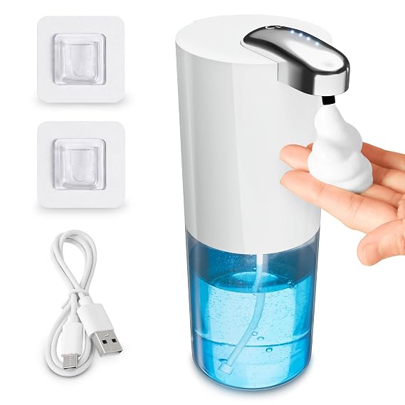 Automatic Soap Dispenser Touchless, 13.5 Oz Foaming, Rechargeable