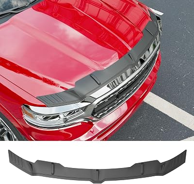 Hood Protector Compatible with 2009-2018 Dodge RAM 1500 Hood Deflector Upgraded TPE Shield Replacement for 2009-2018 Dodge RAM Accessories