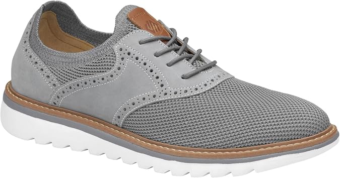 Johnston & Murphy Mens Braydon Knit Saddle Shoe