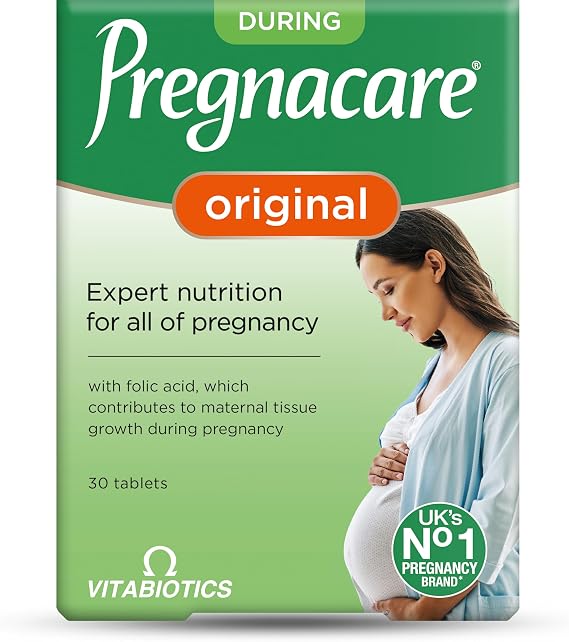 Pregnacare Original Formula Tablets During Pregnancy Support Vitamins and Supplements, 30 Tablets